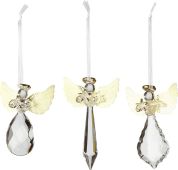 Villeroy & Boch Christmas Winter Collage Kersthanger Engel glas-goud - set van 3