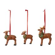 Villeroy & Boch Christmas Nostalgic Ornaments Ornamenten hertenfamilie 3-delig