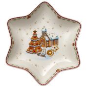 Villeroy & Boch Christmas Winter Bakery Delight Sterschaaltje medium 24.5 cm, peperkoekendorp