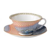 Wedgwood Butterfly Bloom Theekop en schotel Blue