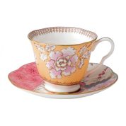 Wedgwood Butterfly Bloom Theekop en schotel Yellow