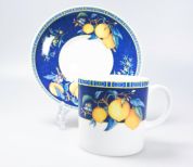 Wedgwood Citrons Koffiekop en schotel CAN