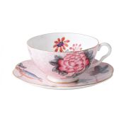 Wedgwood Cuckoo Theekop 0.18 ltr en schotel Pink