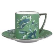 Wedgwood Jasper Conran Chinoiserie Espressokop en schotel GROEN