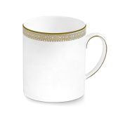 Wedgwood Vera Wang Lace Gold Beker met oor 0.45 ltr