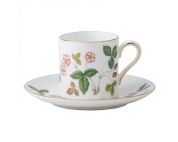Wedgwood Wild Strawberry Espressoschotel Bond ( zonder espressokop )