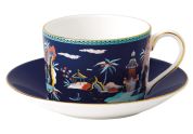 Wedgwood Wonderlust Theekop en schotel Blue Pagoda