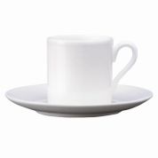 Wedgwood White China Espressokop 0.08 ltr en schotel Bond ( oud model )