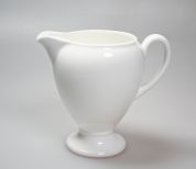 Wedgwood White China Melkkannetje 0.15 ltr Globe ( hoog model )