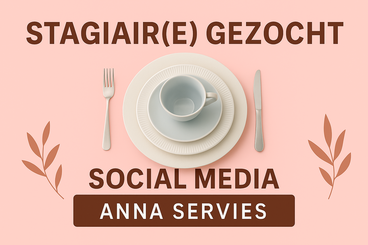 Stagiair(e) Sociale Media gezocht bij Anna Servies
