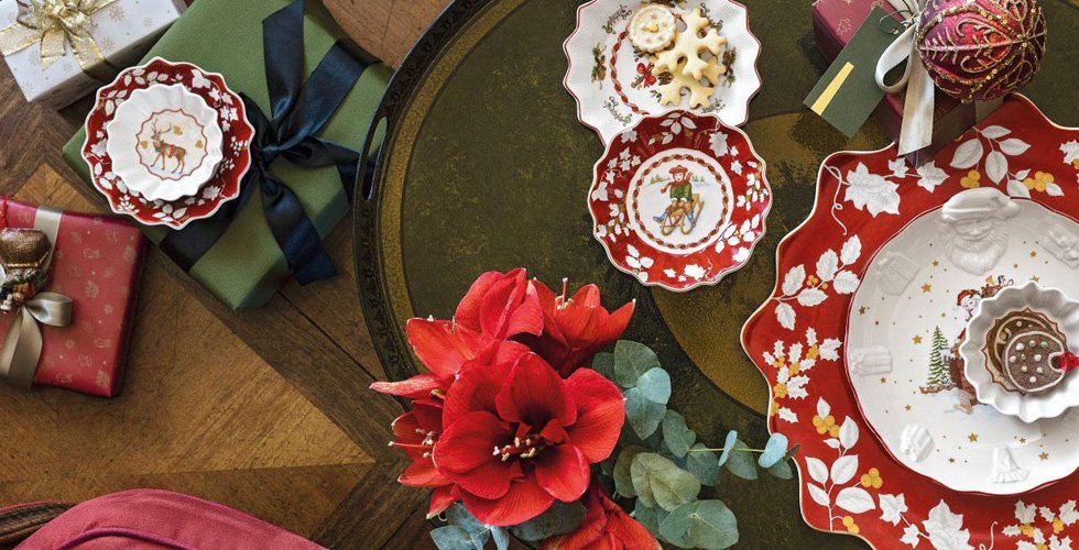 Kerstservies en van Villeroy Boch