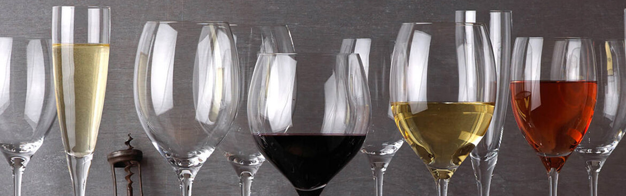 Welk glas hoort bij welke wijn?