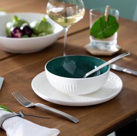 Villeroy & Boch It's My Match Wit en Groen Leaf